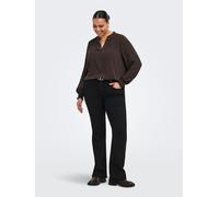 ONLY Carmakoma Bluse in Braun - Größe 48 | Damen Blusen