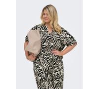 ONLY Carmakoma Bluse in Creme - Größe 44 | Damen Blusen
