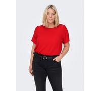 ONLY Carmakoma Bluse in Rot - Größe 46 | Damen Blusen
