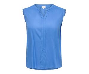 ONLY Carmakoma Blusentop in Hellblau - Größe 42 | Damen Blusen
