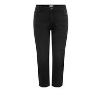 ONLY Carmakoma Capri-Jeans - Regular fit - in Schwarz - Größe W50/L32 | Damenhosen