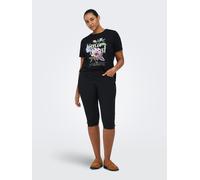 ONLY Carmakoma Caprihose in Schwarz - Größe L-50/52 | Damenhosen