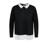 ONLY CARMAKOMA - CARALBA LS MIX TOP JRS Black - Gr. - 44