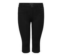 ONLY Carmakoma Damen Jeans 'Augusta' schwarz, Größe 42, 4799398 Schwarz 32