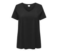 ONLY CARMAKOMA - CARBONNIE LIFE S/S V A-SHAPE TEE NOOS black, XL-54