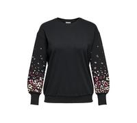 ONLY CARMAKOMA - CARBROOKE L/S O-NECK SWEAT JRS black, M-46/48
