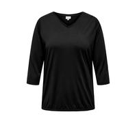 ONLY CARMAKOMA - CARCARLINNE V-NECK 3/4 TOP JRS BF Black - Gr. - 52