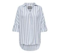 ONLY CARMAKOMA - CARCARO 3/4 LINEN BL TUNIC PNT coronet blue - Gr. - 42