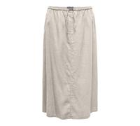ONLY CARMAKOMA - CARCARO HW LINEN BL LONG SKIRT pumice stone - Gr. - 44