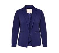 ONLY CARMAKOMA - CARCAROL L/S FITTED ZIP BLAZER WVN patriot blue 1 - Gr. - 50