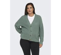 ONLY CARMAKOMA - CARCAROL NICE L/S CARDIGAN KNT NOOS chinois green, M-46/48