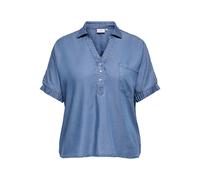 ONLY CARMAKOMA - CARCHARIS LIFE CAP SLEEVE SHIRT PNT Medium Blue Denim - Gr. - 52