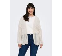 ONLY CARMAKOMA - CARNOLA 7/8 LIFE OPEN CARDIGAN KNT NOOS cloud dancer, S-42/44