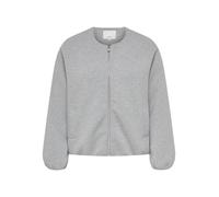 ONLY CARMAKOMA - CARELLIE SCUBA JACKET OTW medium grey melange - Gr. - M-46/48