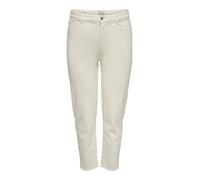 ONLY CARMAKOMA - CAREMILY STRETCH HW STRAIGT ANK DNM Ecru - Gr. - 32