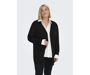 ONLY CARMAKOMA - CARESLY L/S OPEN CARDIGAN KNT NOOS Black - Gr. - 46/48