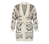 ONLY CARMAKOMA - CARFRIDA LIFE LS JQ OPEN CARDIGAN KNT birch - Gr. - M-46/48
