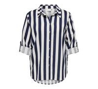 ONLY CARMAKOMA - CARGOA 3/4 STRAP LINEN BL SHIRT CC PNT Cloud Dancer - Gr. - 50