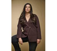 ONLY CARMAKOMA - CARIBI LS FULL V-NECK CARDI KNT Coffee Bean, XL-54
