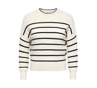 ONLY CARMAKOMA - CARIBI LS O-NECK KNT Whitecap Gray - Gr. - 48