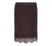 ONLY CARMAKOMA - CARINDONA MIDI LACE SATIN SKIRT WVN Braun - Gr. - 46
