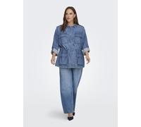 ONLY CARMAKOMA - -CARKENYA L/S UTILITY DNM JKT AKM Medium Blue Denim - Gr. - 42