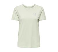 ONLY CARMAKOMA - CARKITA S/S LOGO TOP JRS NOOS Green Lily - Gr. - L-50/52