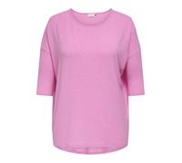 ONLY CARMAKOMA - CARLAMOUR 3/4 TOP JRS NOOS fuchsia pink, M-46/48