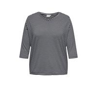 ONLY CARMAKOMA - CARLINA 3/4 SLEEVE V-NECK BLOUSE JRS Night Sky - Gr. - 48