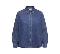 ONLY CARMAKOMA - CARMAGGIEMAY L/S RHINEST SHIRT DNM medium blue denim - Gr. - 42