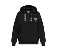ONLY CARMAKOMA - CARMELANIE L/S HOODIE JRS Black - Gr. - S-42/44