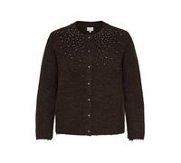 ONLY CARMAKOMA - CARMIGGIE LS O-NECK PEARL CARDIGAN KNT Coffee Bean, XL-54