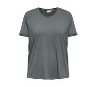 ONLY CARMAKOMA - CARMOSTER S/S FOLD UP TOP JRS NOOS balsam green, XL-54