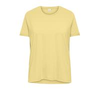 ONLY CARMAKOMA - CARMOSTER S/S FOLD UP TOP JRS NOOS Pale Banana - Gr. - 48