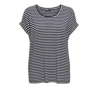 ONLY CARMAKOMA Carmoster Stripe S/S O-Neck Top JRS Noos