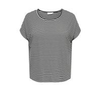 ONLY CARMAKOMA - CARMOSTER STRIPE S/S O-NECK TOP JRS NOOS Night Sky - Gr. - 44