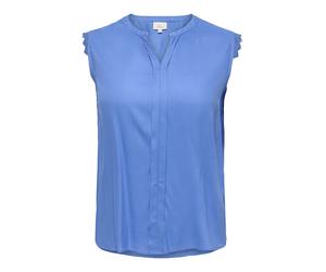 ONLY CARMAKOMA - CARMUMI S/L TOP WVN NOOS Ultramarine - Gr. - 52