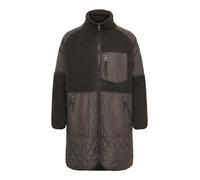 ONLY CARMAKOMA - CAROHIO QUILT MIX FLEECE COAT OTW Chocolate Martini - Gr. - 54