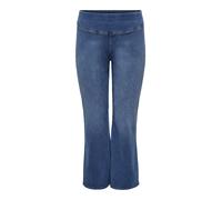 ONLY CARMAKOMA - CARROYAL MID WAIST FLARED LEGGING NOOS medium blue denim - Gr. - 46/32
