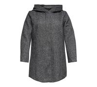 ONLY CARMAKOMA - CARSEDONA LIFE LIGHT COAT OTW NOOS dark grey melange - Gr. - 46/48