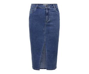 ONLY CARMAKOMA - CARSIRI FRONT SLIT SKIRT DNM GUA NOOS Medium Blue Denim - Gr. - 52