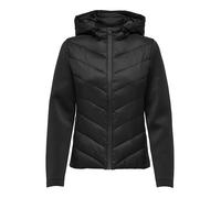ONLY CARMAKOMA - CARSOPHIE MIX FITTED HOOD JACKET OTW black, M-46/48
