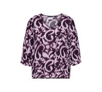 ONLY CARMAKOMA - CARTYLA LIFE 3/4 BLOUSE AOP mauve wine - Gr. - 44