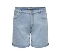 ONLY CARMAKOMA - CARVEGA HW STAR MOM DNM SHORTS PIM Light Blue Denim - Gr. - 54