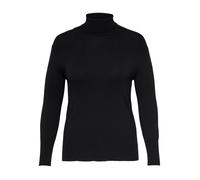 ONLY CARMAKOMA - CARVENICE LS ROLL PULLOVER NOOS black, S-42/44