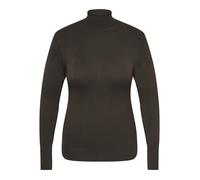 ONLY CARMAKOMA - CARVENICE LS ROLL PULLOVER NOOS Coffee Bean - Gr. - 44