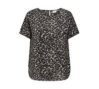 ONLY CARMAKOMA - CARVICA S/S TOP WVN NOOS pumice stone - Gr. - 50