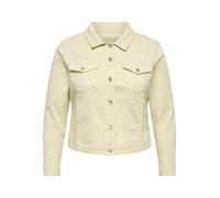 ONLY CARMAKOMA - CARWESPA COLOUR DENIM JACKET DNM Ecru - Gr. - 54