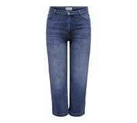 ONLY CARMAKOMA - CARWILLY HW CROP WIDE REA096 Medium Blue Denim - Gr. - 54/32