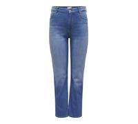 Only Jeans CARWILLY HW STRAIGHT DNM REA12187 – High Waist Damen Gr. 54 L32 Blau